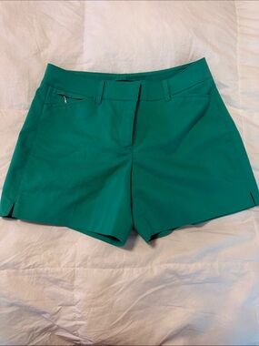 White House Black Market Teal Green High Waist Shorts